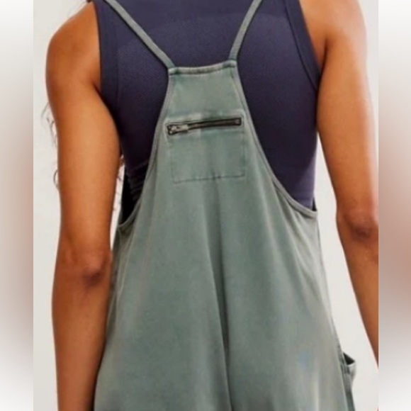 FREE PEOPLE ONESIE HOT SHOT in Midnight Jade NWOT sz M - Picture 7 of 8